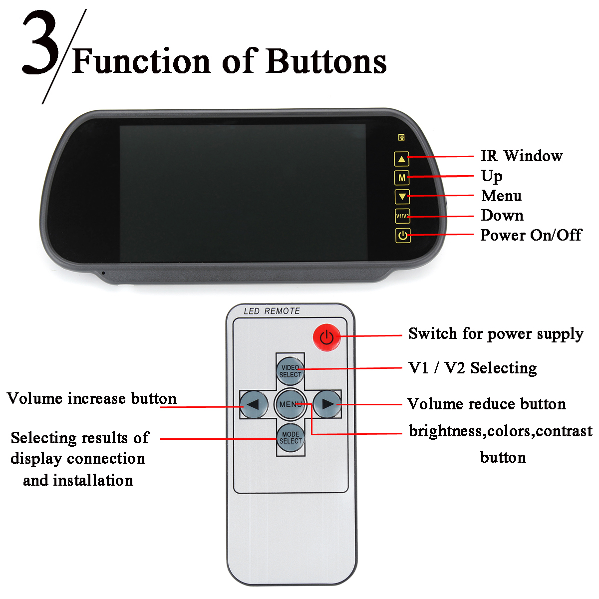 7-Inch-Car-Reversing-Monitor-Mirror-with-Rearview-Camera-Night-Vision-170-Degree-Viewing-Angle-For-R-1631020
