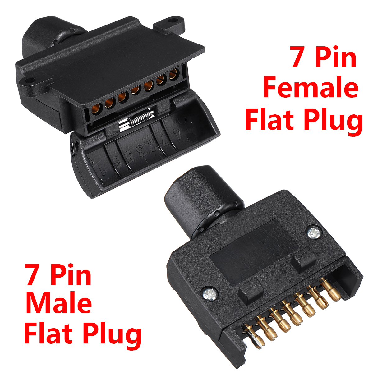7-Pin-Flat-Male7-Pin-Plug-Flat-Female-Trailer-Connector-Adapter-Boat-Car-Socket-1339908