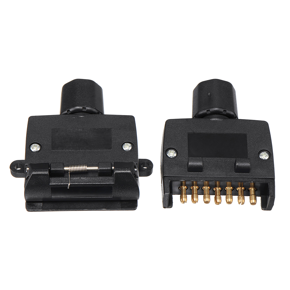 7-Pin-Flat-Male7-Pin-Plug-Flat-Female-Trailer-Connector-Adapter-Boat-Car-Socket-1339908