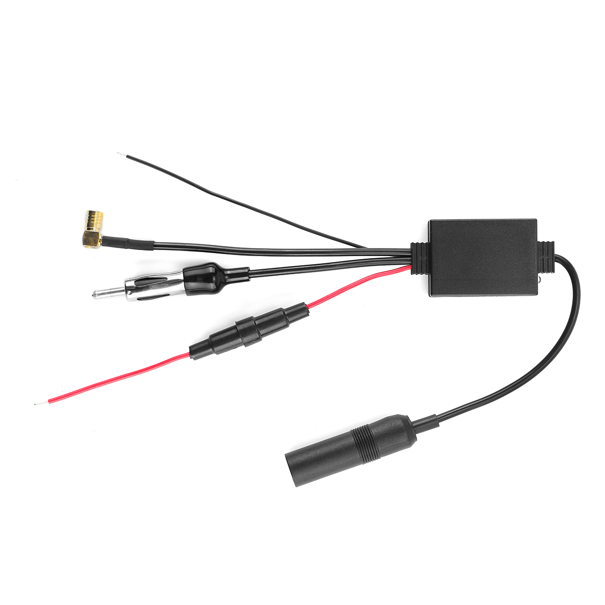 Antennen-Splitter-Adapter-Black-For-Car-Universal-DAB-KFZ-1700193
