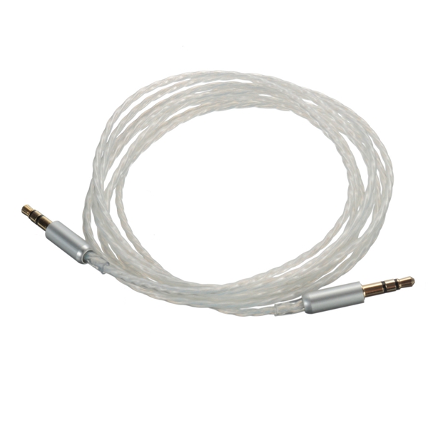 Car-AUX-Stereo-Male-to-Male-Audio-PTFE-Teflon-Cable-2M-35mm-for-Phone-iPod-MP3-997218