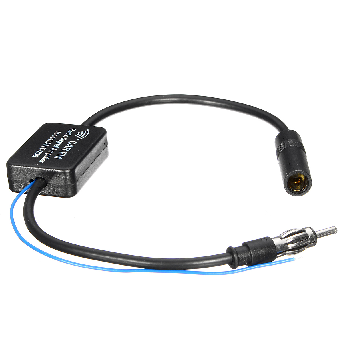 Car-Antenna-Aerial-Radio-Vehicle-AM-FM-Signal-Booster-Amplifier-Amp-MA799-1222861