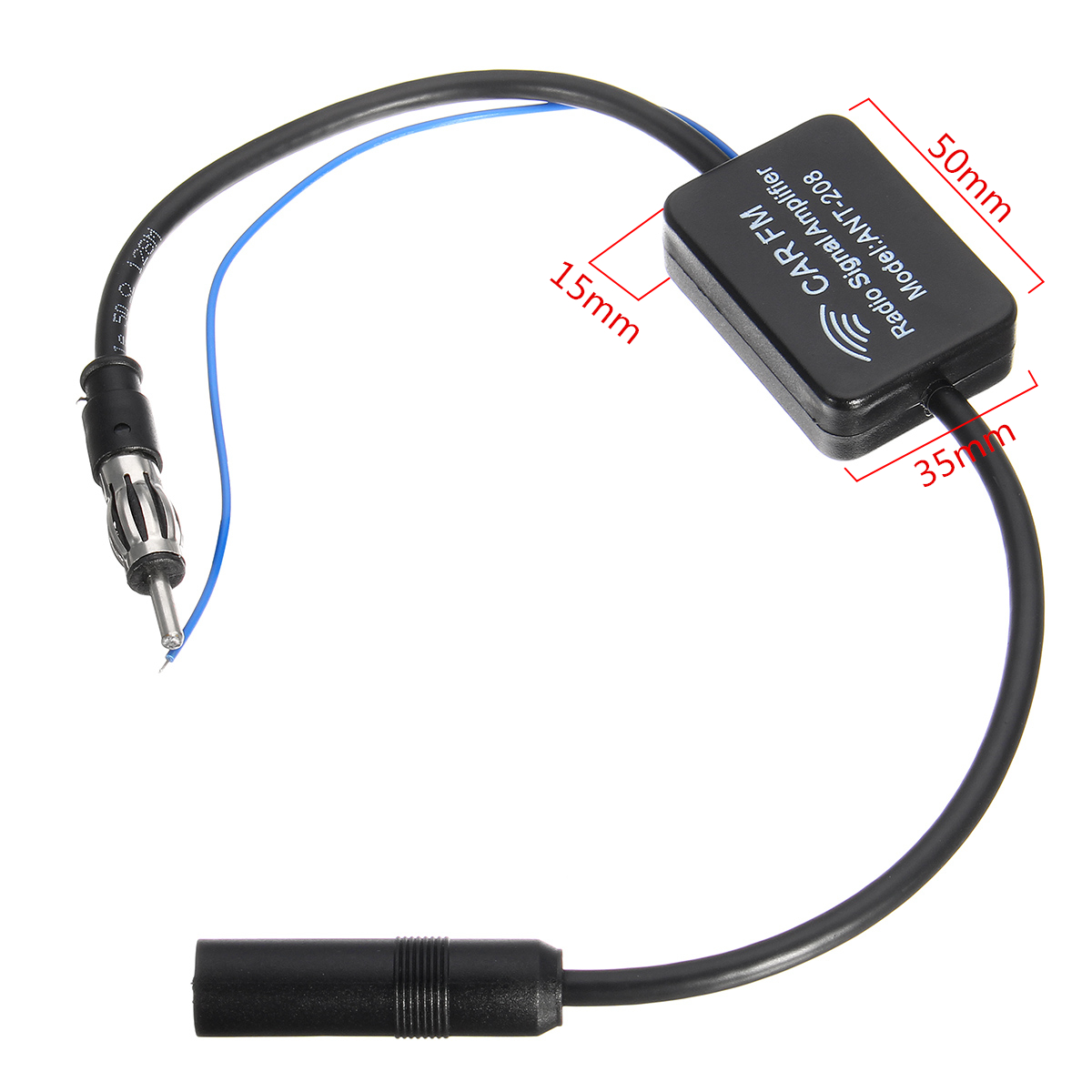 Car-Antenna-Aerial-Radio-Vehicle-AM-FM-Signal-Booster-Amplifier-Amp-MA799-1222861