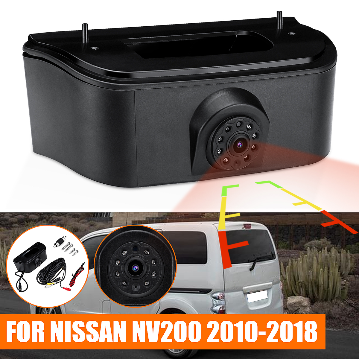 Car-Backup-Camera-3rd-Brake-Light-High-Mount-Lamp-For-Nissan-NV200-2010-2018-1607433