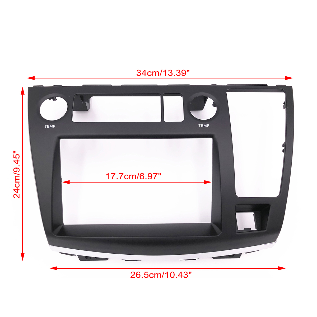 Car-CD-Radio-Facia-Dash-Panel-Fascia-Plate-Kit-For-Nissan-Elgrand-E51-2002-2010-1639554