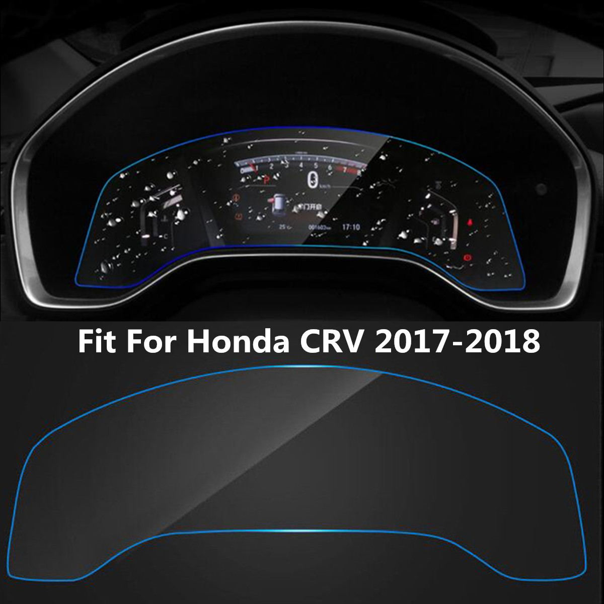 Car-Dashboard-Screen-Protector-Clear-Center-Touch-HD-Film-for-Honda-CRV-2017-18-1286618