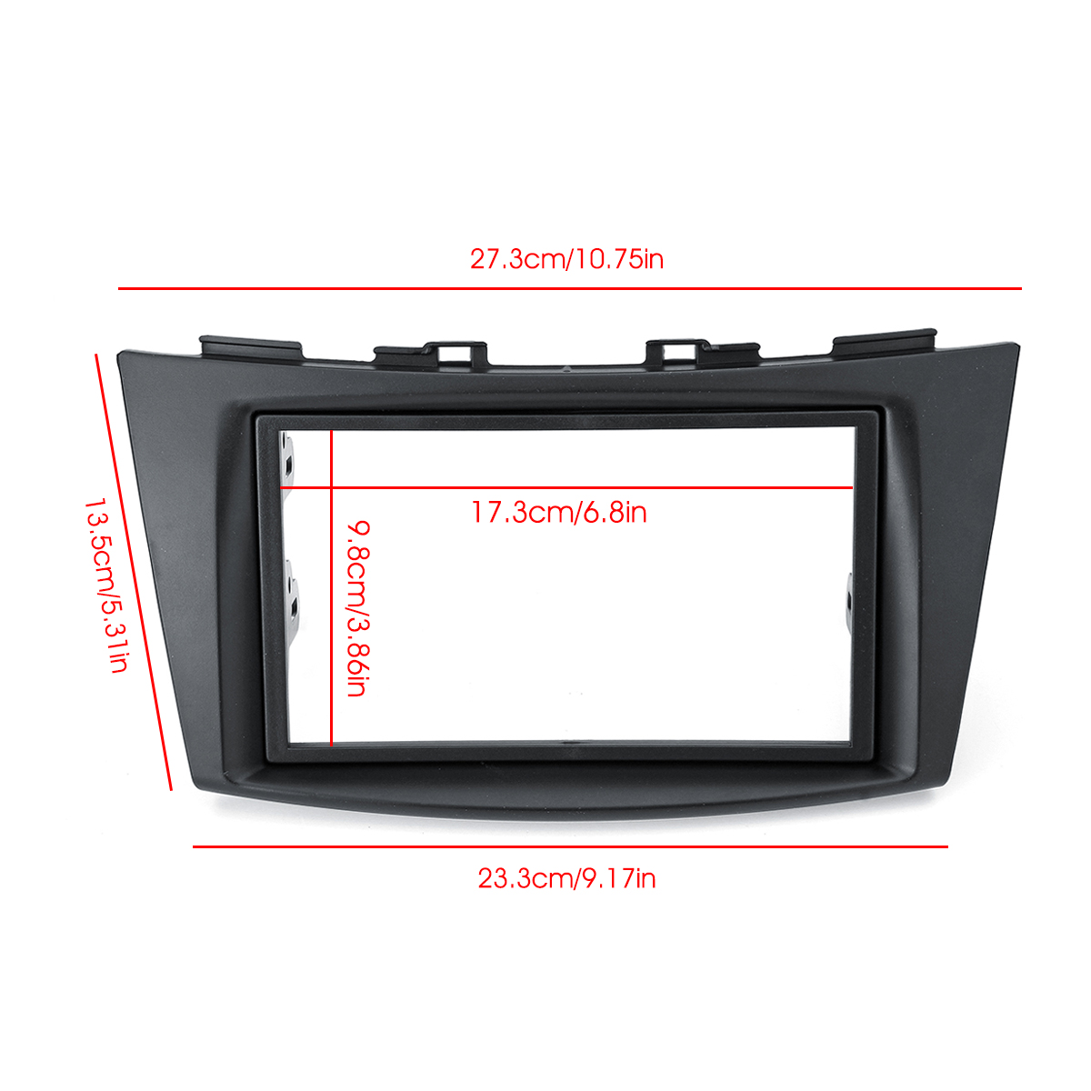 Car-Dashboard-Stereo-Radio-Fascia-Panel-with-Plate-Frame-Adapter-For-Suzuki-Swift-2011-2016-1532481