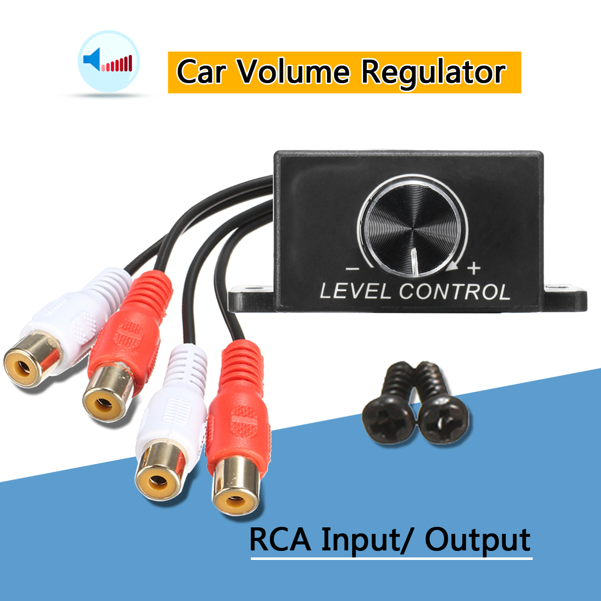 Car-Power-Amplifier-Volume-Regulator-Volume-Control-Knob-RCA-InputOutput-1186539