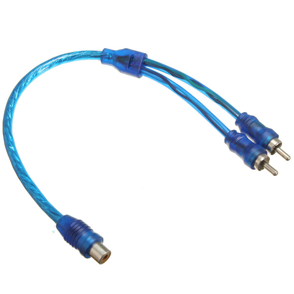 Car-RCA-Phone-Y-Splitter-Lead-Adapter-Cable-Female-To-Male-Plug-Connector-996156