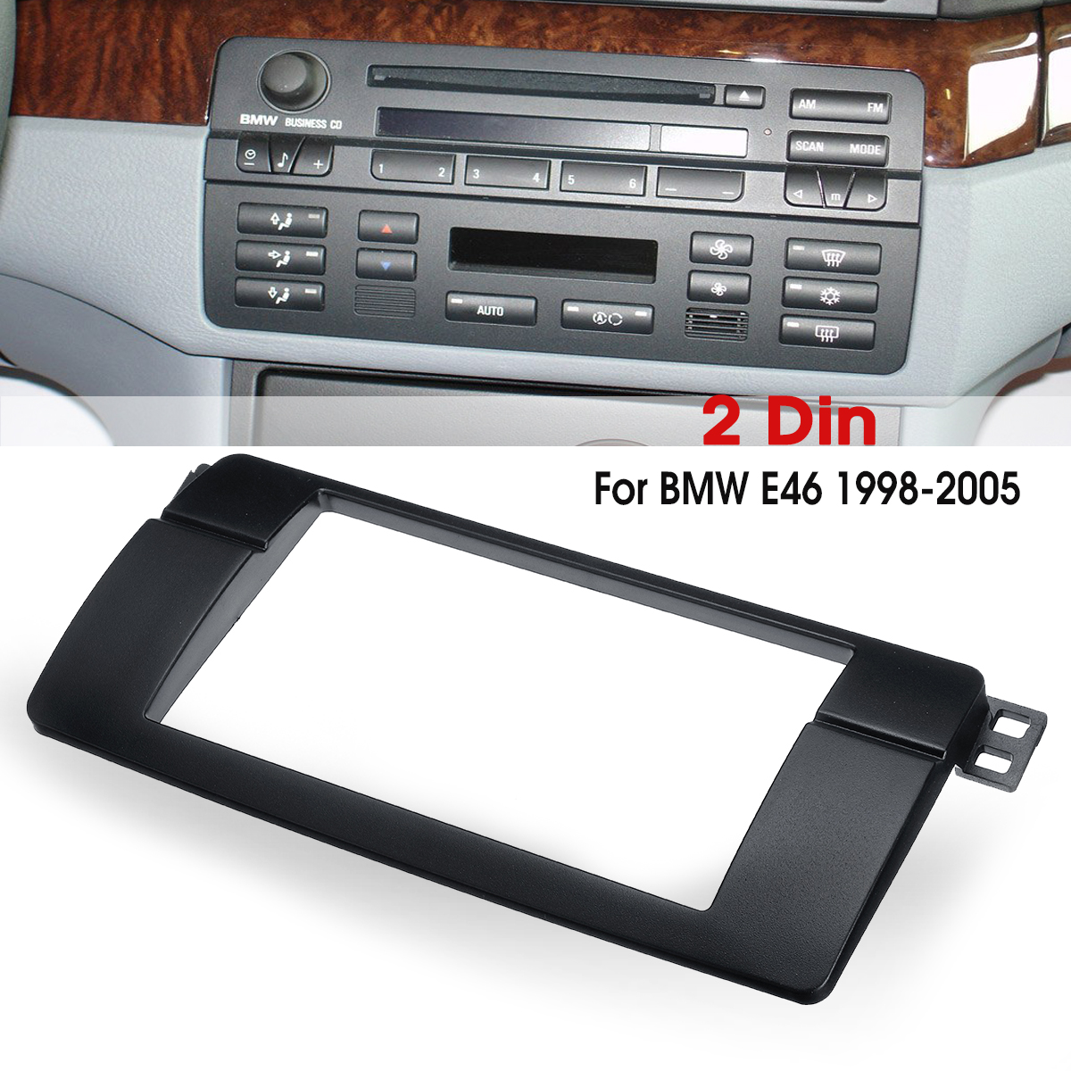 Car-Radio-Fascia-Stereo-Panel-Dash-Mount-Refitting-Trim-Frame-Bezel-Kit-for-BMW-3-Series-E46-1998-20-1602117