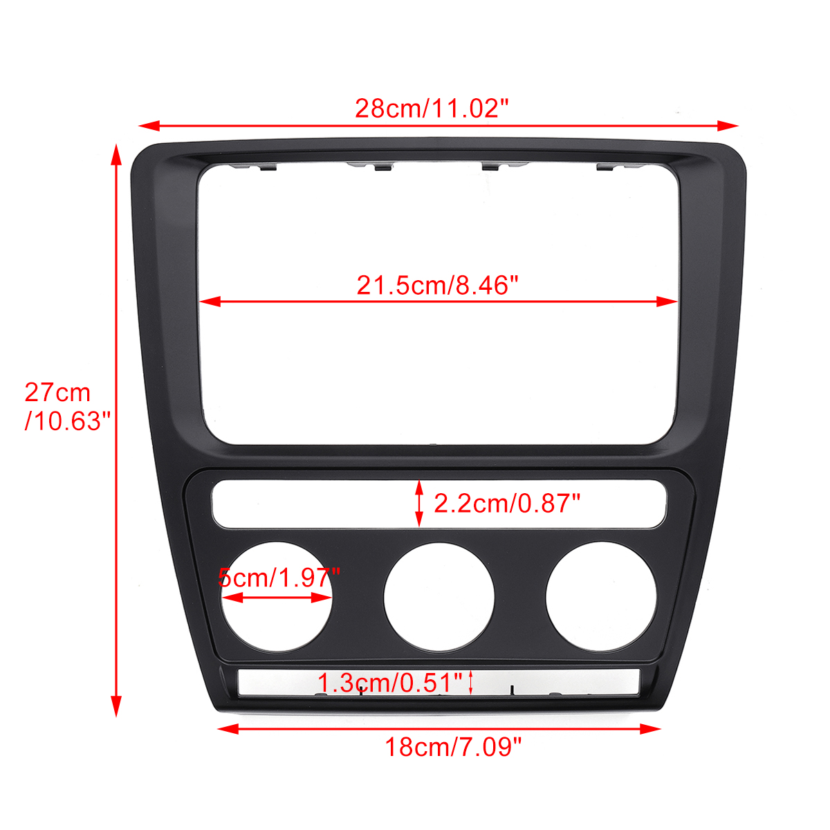Car-Radio-Panel-DVD-Dash-Fascia-Plate-Frame-Adapter-For-Skoda-Octavia-Automatic-Aircon-2004-2010-1656523