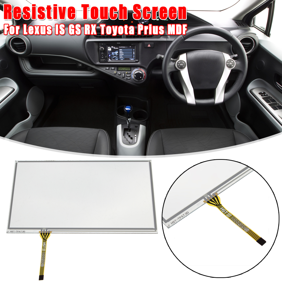 Car-Resistive-GPS-Navigation-Touch-Screen-Glass-Digitizer-For-Lexus-IS-GS-RX-Toyota-Prius-MDF-1639552