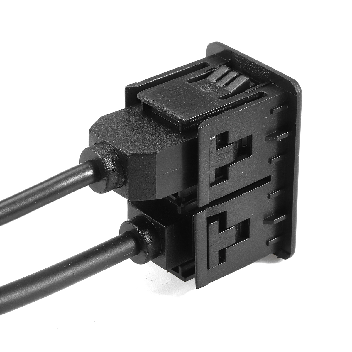 Car-Stereo-35mm-AUX-Socket-Cable-Female-To-2-RCA-Male-Car-Boat-Mot-Flush-Mount-USB-1559469