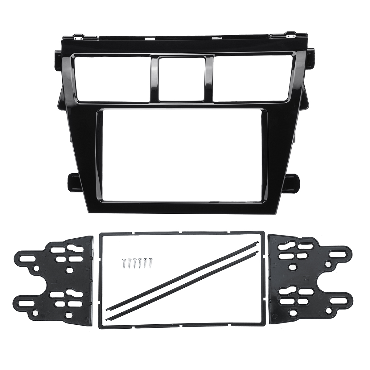 Car-Stereo-Panel-Frame-Facia-Trim-Double-DIN-Car--For-Toyota-Vios-07-12-Yaris-Sedan-06-Belta-05-08-1480161