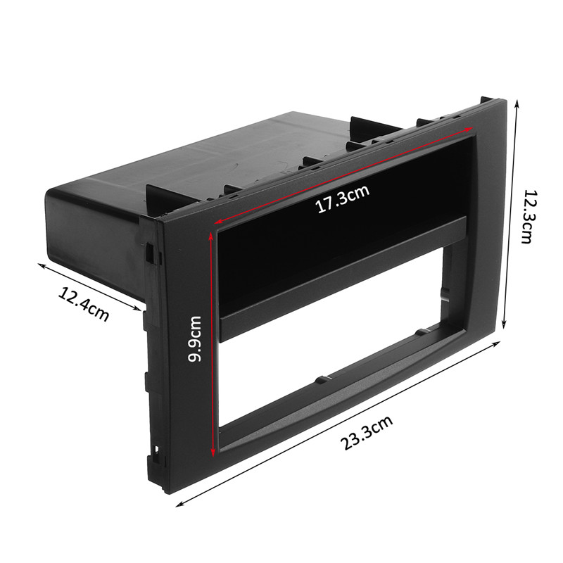 Car-Stereo-Radio-Facia-Plate-Panel-with-Single-1-DIN-Pocket-for-Ford-1623639