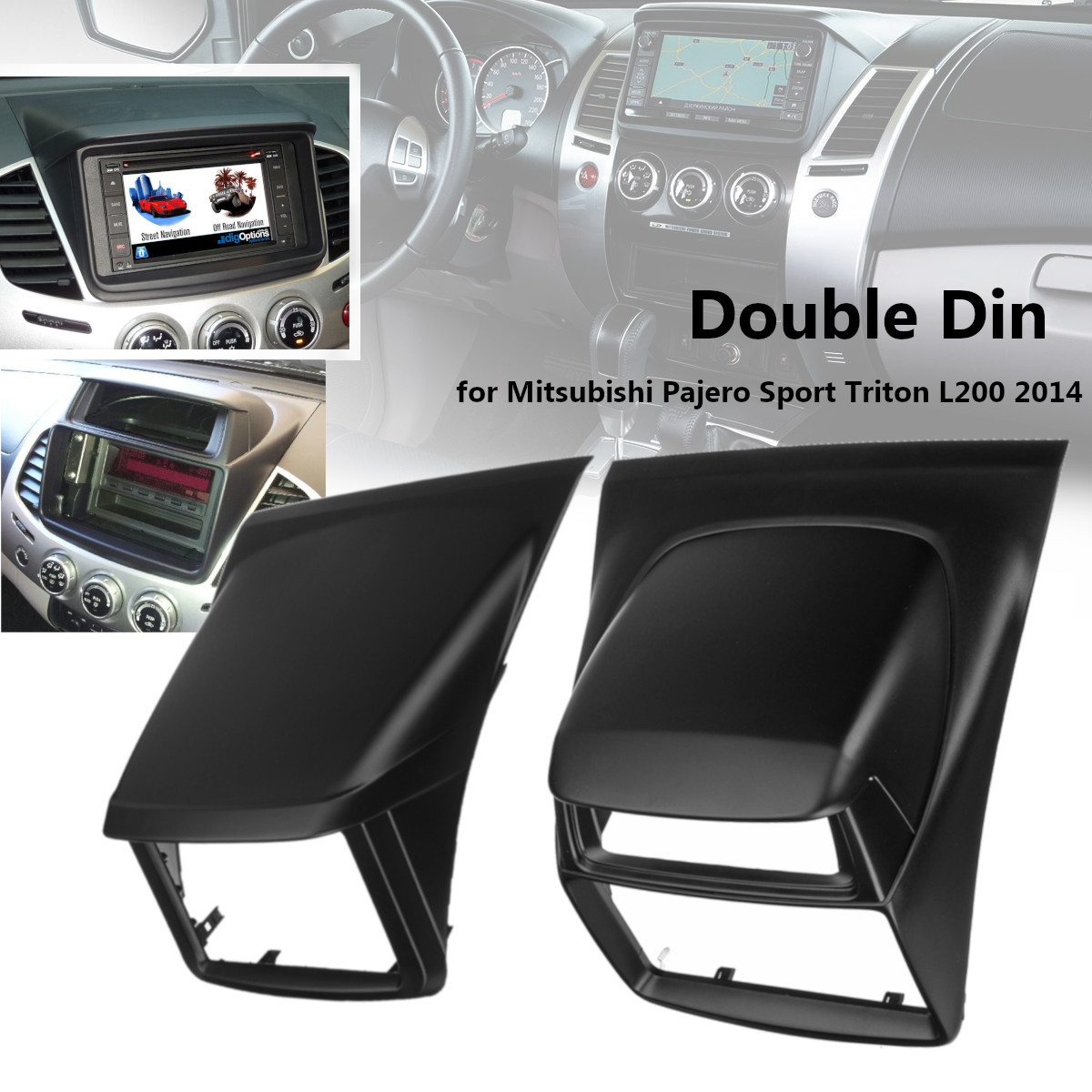 Car-Stereo-Radio-Fascia-Panel-Plate-Frame-2-Din-for-Mitsubishi-Pajero-Sport-Triton-L200-2014-1611519