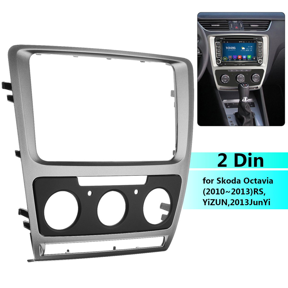 Car-Stereo-Radio-Fascia-Panel-Plate-Frame-2-Din-for-Skoda-Octavia-Manual-AC-2010-2013-1611417