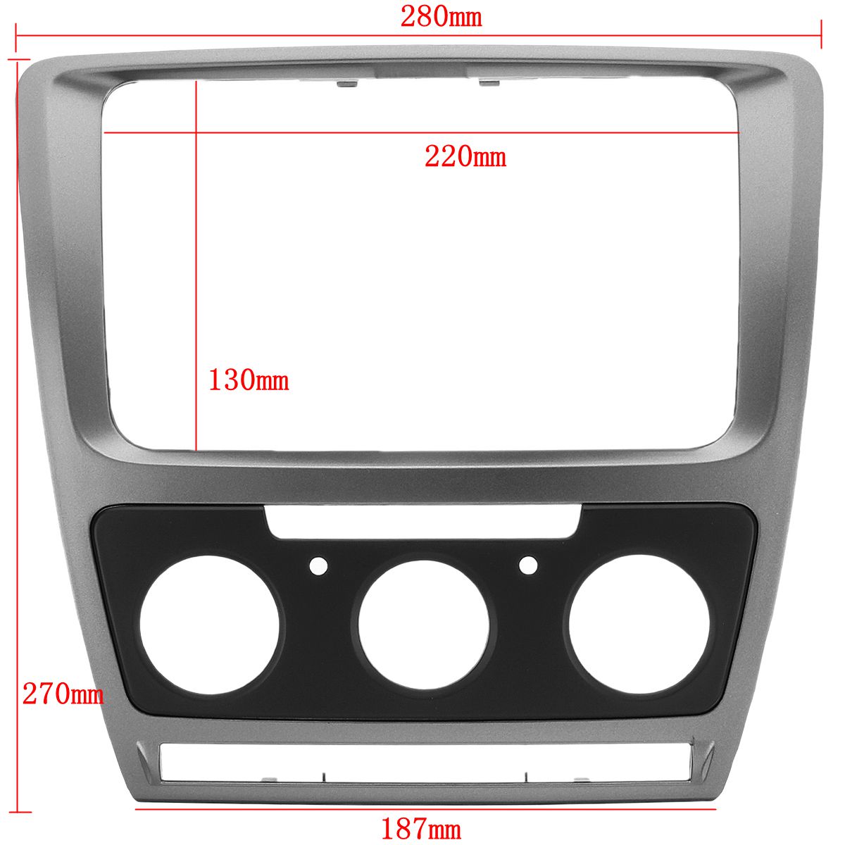 Car-Stereo-Radio-Fascia-Panel-Plate-Frame-2-Din-for-Skoda-Octavia-Manual-AC-2010-2013-1611417