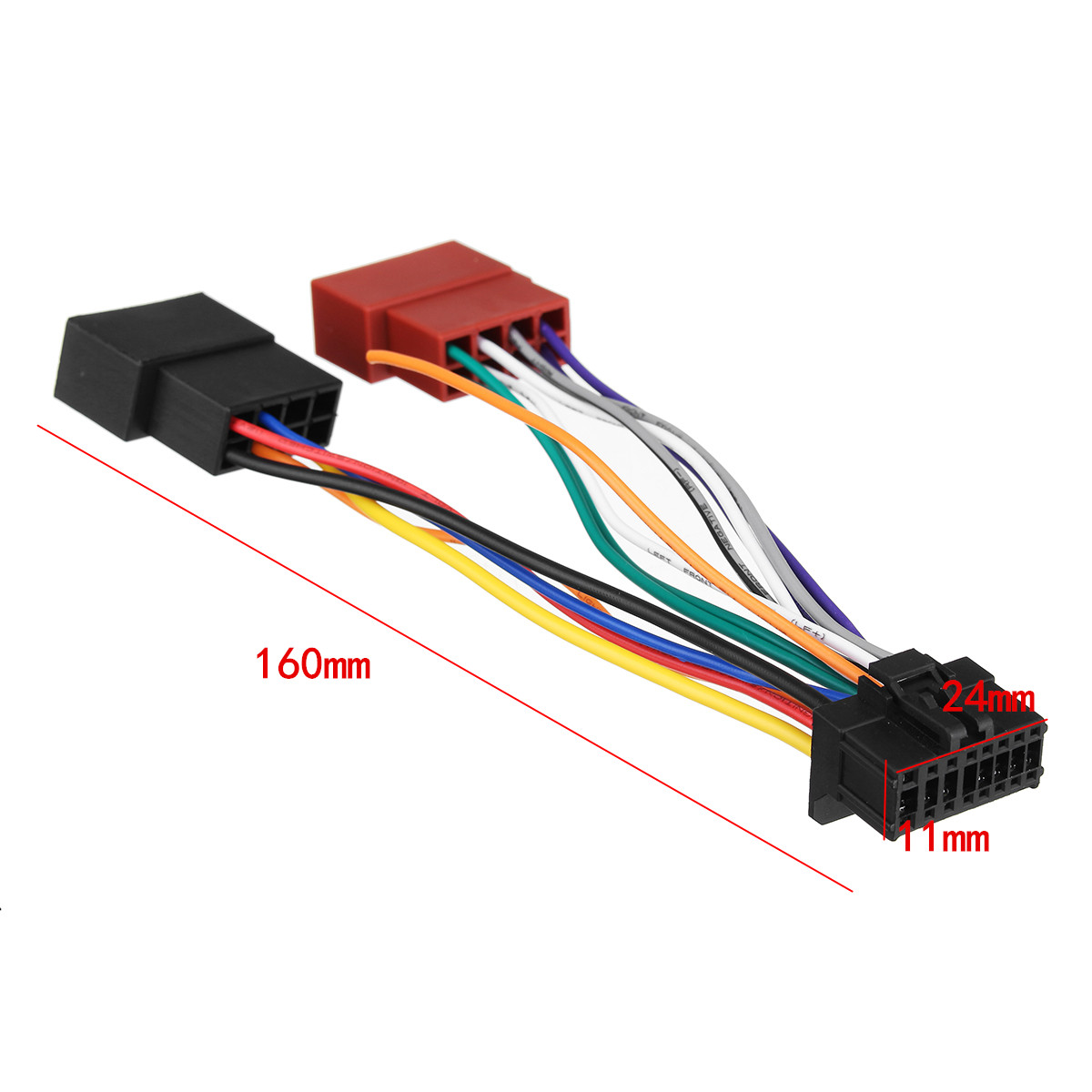 Car-Stereo-Radio-ISO-Wiring-Harness-Connector-16-Pin-PI100-for-Pioneer-2003-Up-1201255