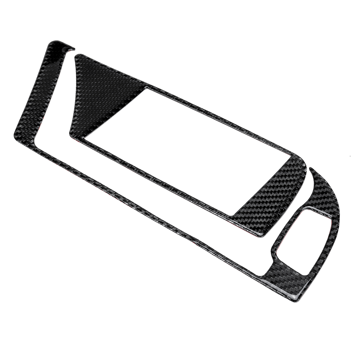 Carbon-Fiber-Car-Interior-GPS-Navigator-Panel-Frame-Cover-Trim-For-Audi-B8-A4-A5-Q5-S4-S5-1639548