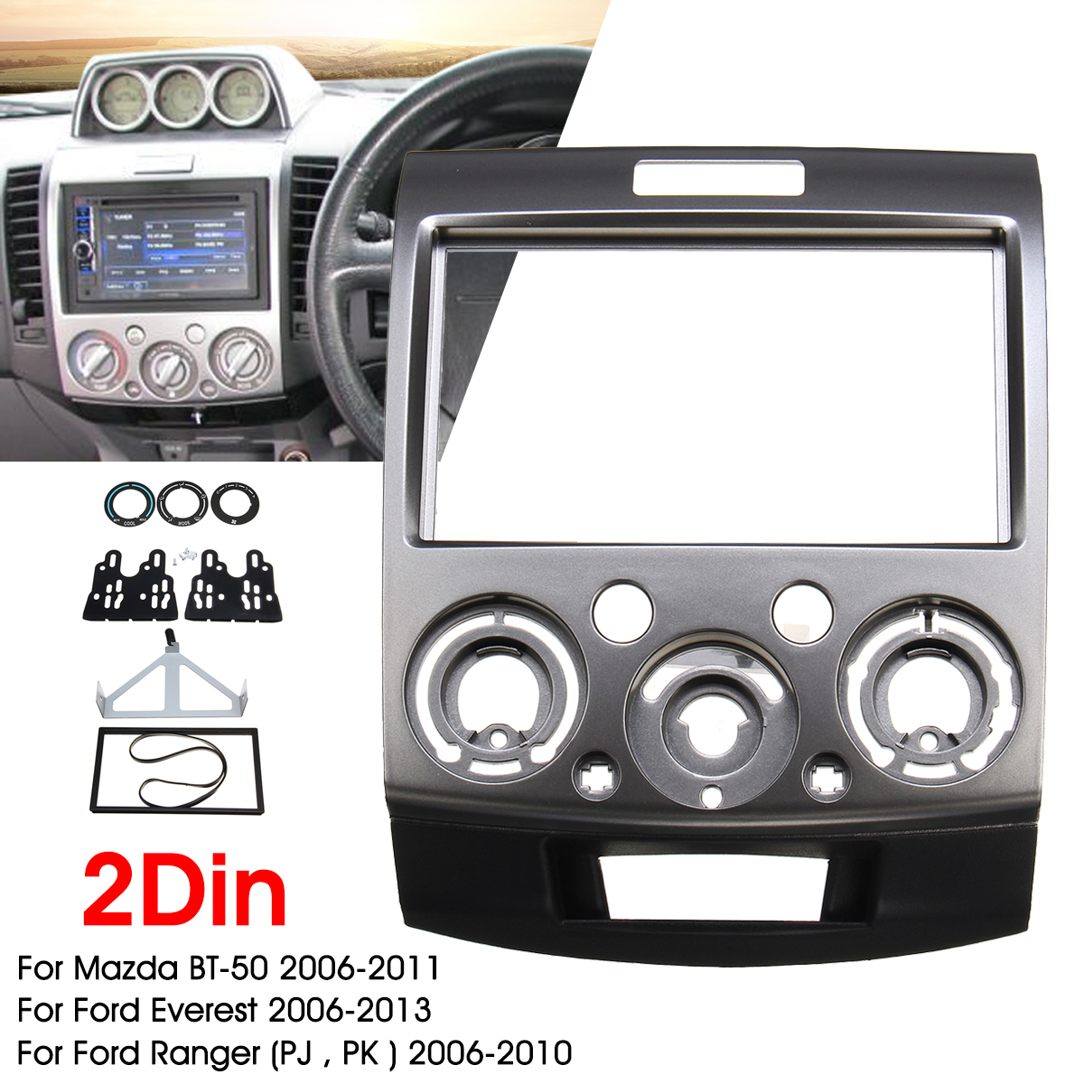 Double-2-Din-Car-Stereo-Fascia-Panel-Adaptor-For-Ford-Ranger-PJ-PK-Mazda-BT-50-1553501