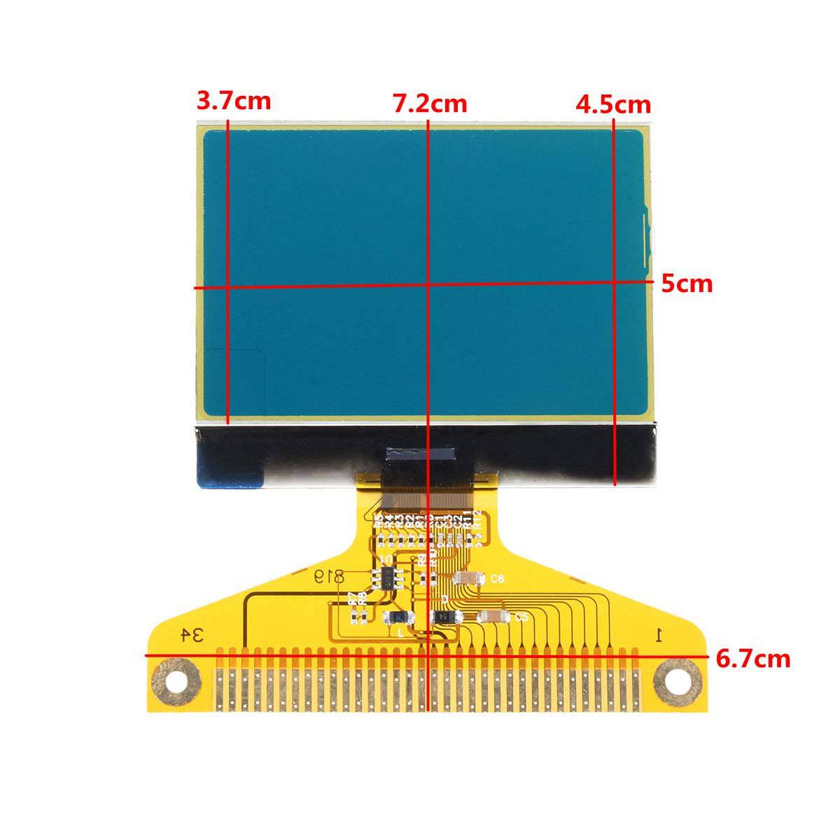 Glass-Pixel-LCD-Display-Screen-Repair-Gauge-Cluster-For-Audi-A6-18T-1996-2006-1360463