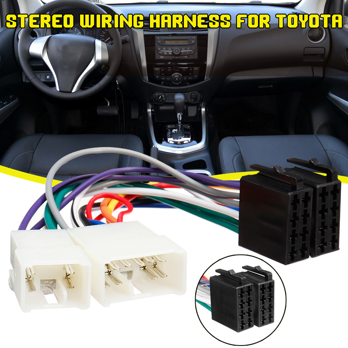 ISO-Wiring-Harness-Stereo-Radio-Plug-Lead-Wire-Loom-Connector-Adaptor-For-Toyota-1623628