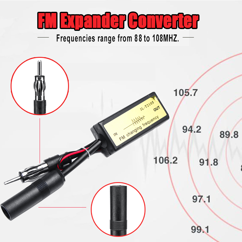 JL-T2105-Car-Radio-CD-Player-FM-Band-Frequency-Antenna-Expander-Converter-Down-frequency-For-SONYKEN-1639914