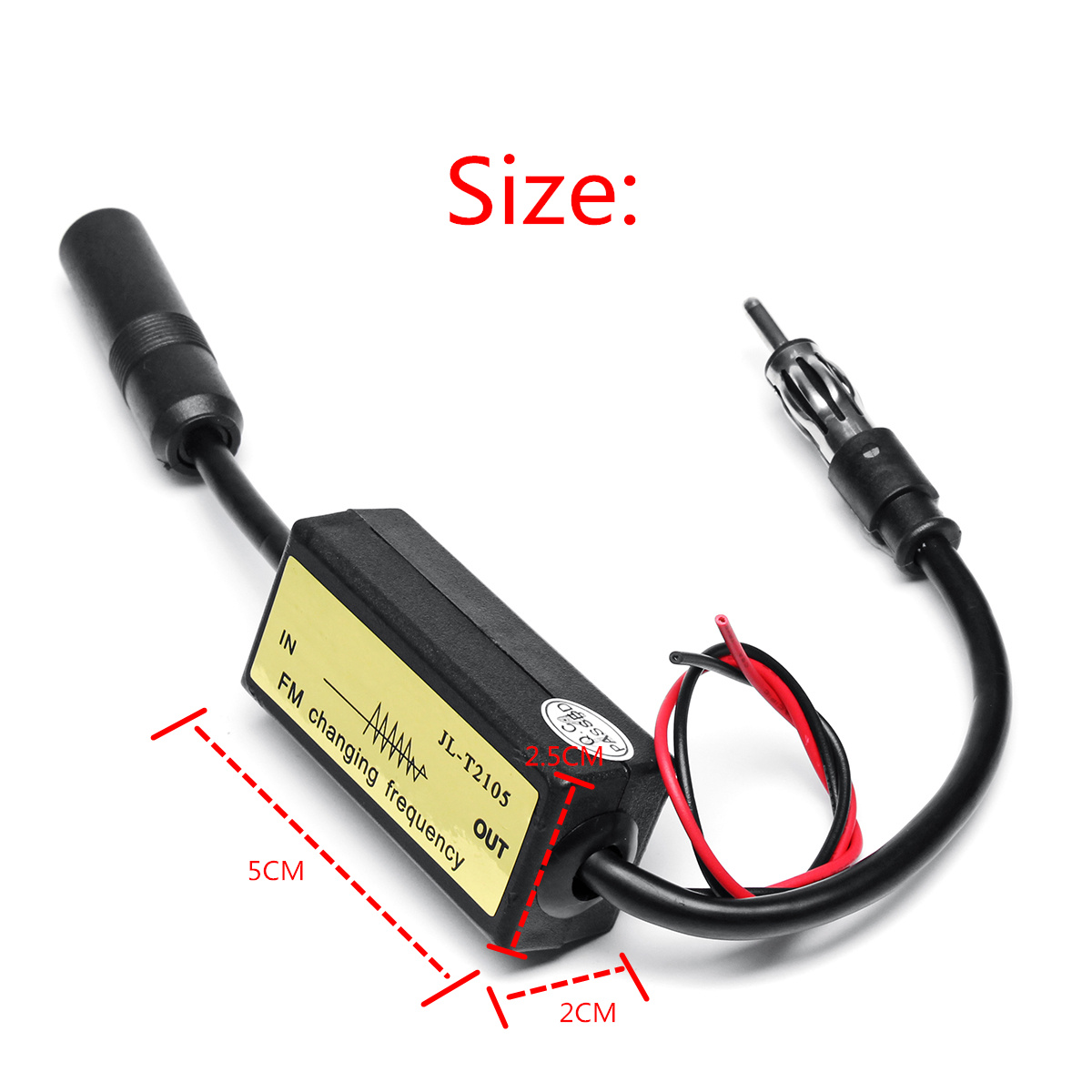 JL-T2105-Car-Radio-CD-Player-FM-Band-Frequency-Antenna-Expander-Converter-Down-frequency-For-SONYKEN-1639914