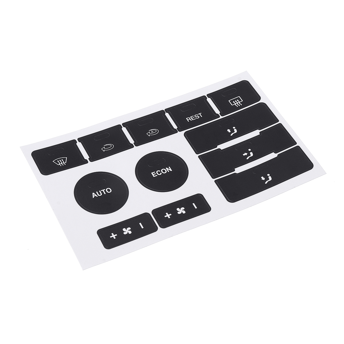 Matte-Black-Car-Climate-Control-Button-Repair-Decals-Stickers-For-VW-Volkswagen-Touareg-2004ndash200-1607505
