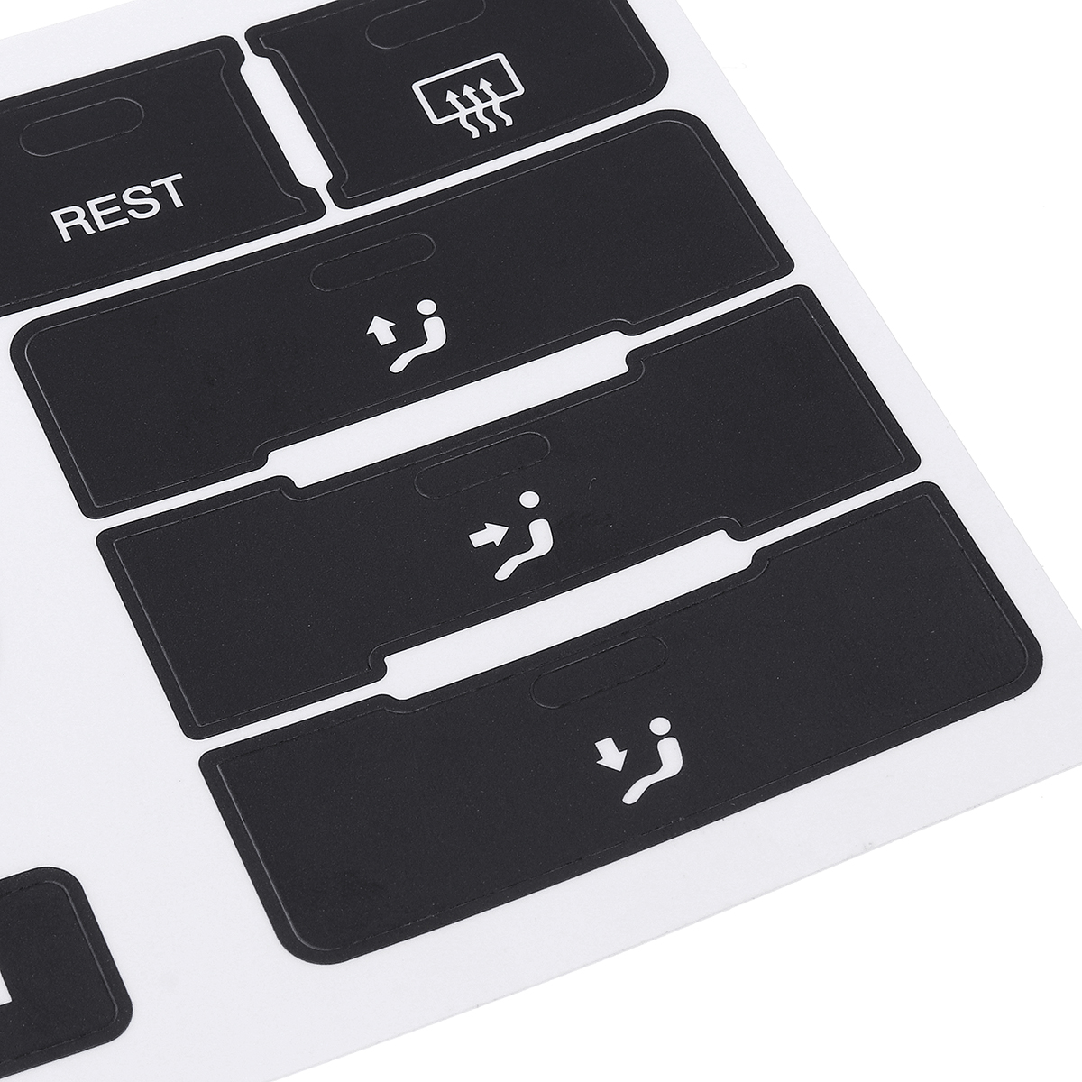 Matte-Black-Car-Climate-Control-Button-Repair-Decals-Stickers-For-VW-Volkswagen-Touareg-2004ndash200-1607505