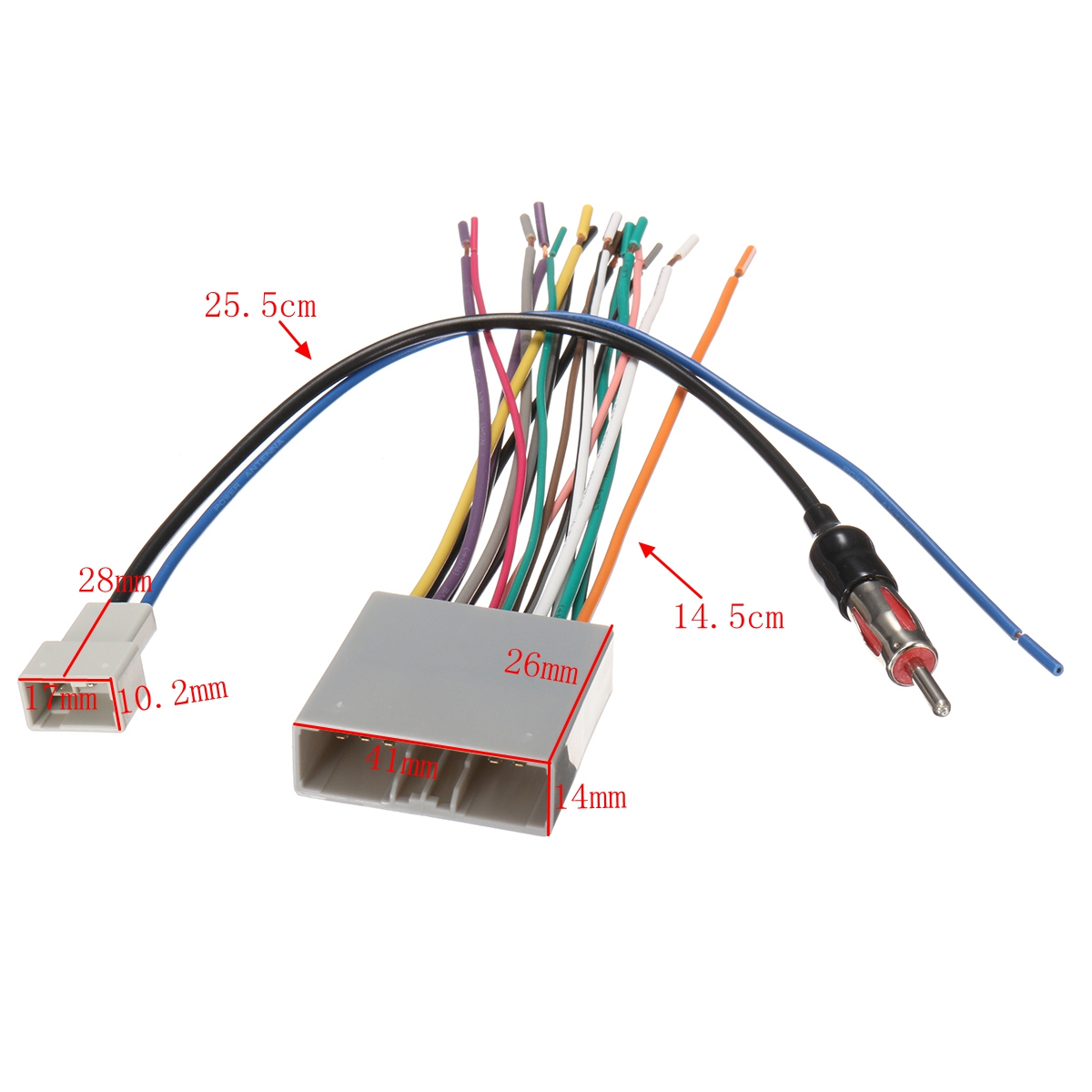 Stereo-Wiring-Harness-Antenna-Combo-for-Honda-2006-2011-Civic-CR-V-Odyssey-1176587