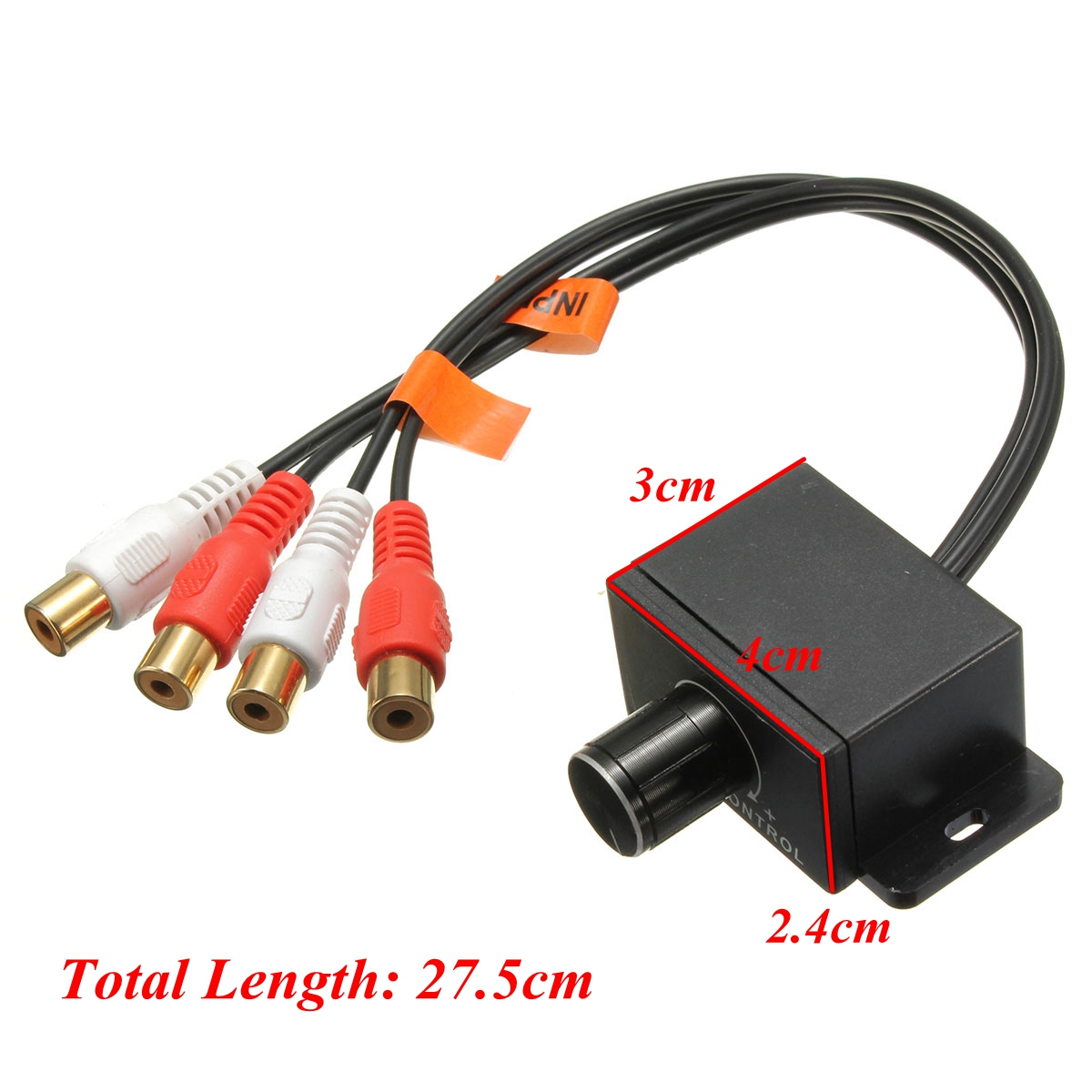 Universal-Car-Audio-Amplifier-Bass-RCA-Level-Remote-Volume-Control-Knob-LC-1-1016573