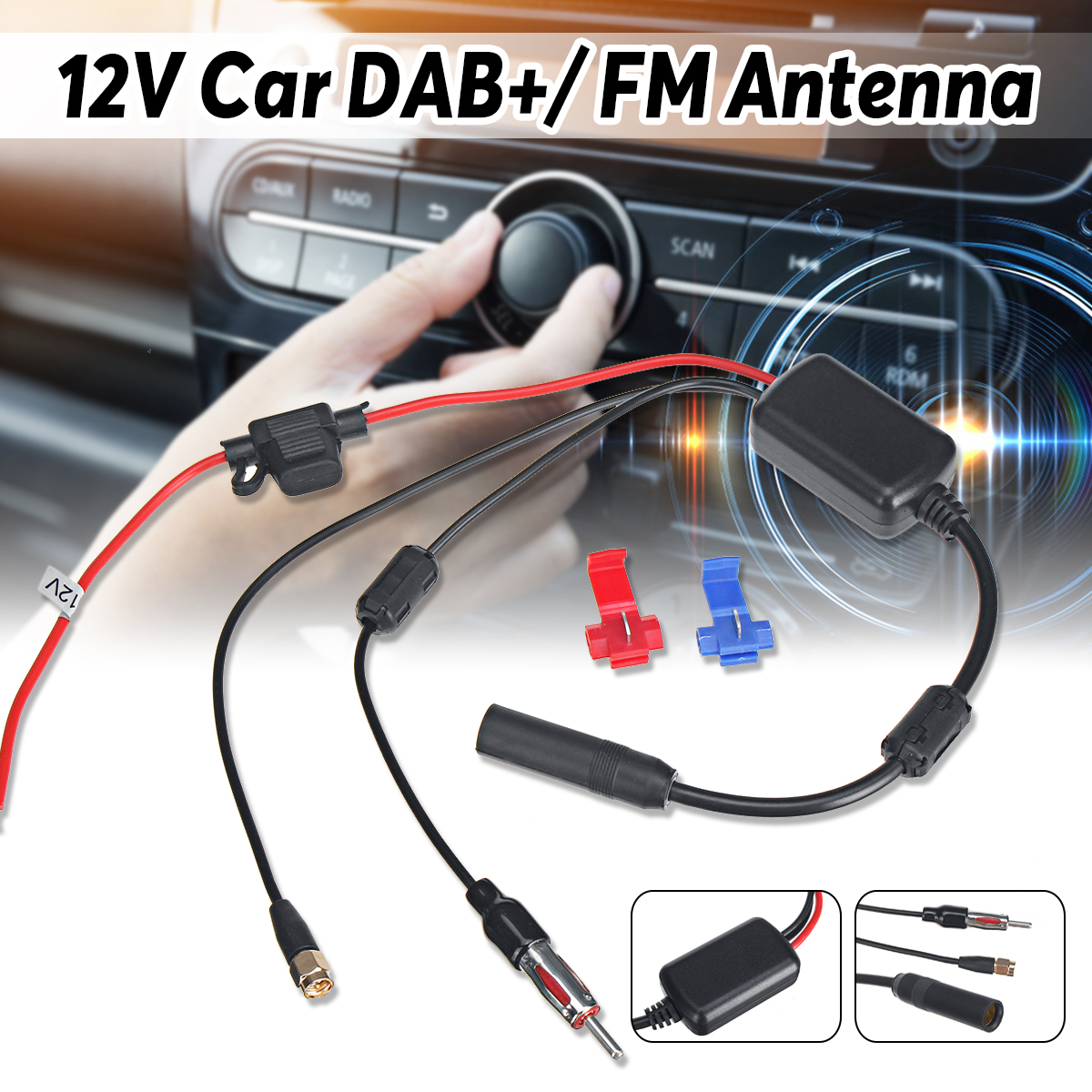 Universal-DAB-FM-Car-Antenna-Aerial-Splitter-Cable-Digital-Radio-Amplifier-with-SMA-Connector-1577308