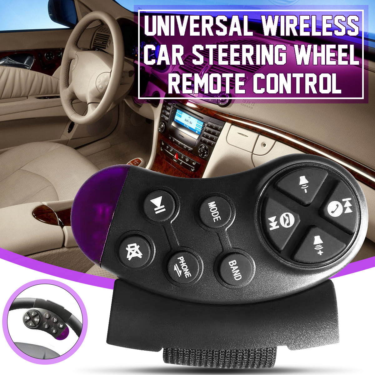 Universal-Wireless-Car-Steering-Wheel-Button-Infrared-sensor-Remote-Control-For-Stereo-Music-DVD-1647575