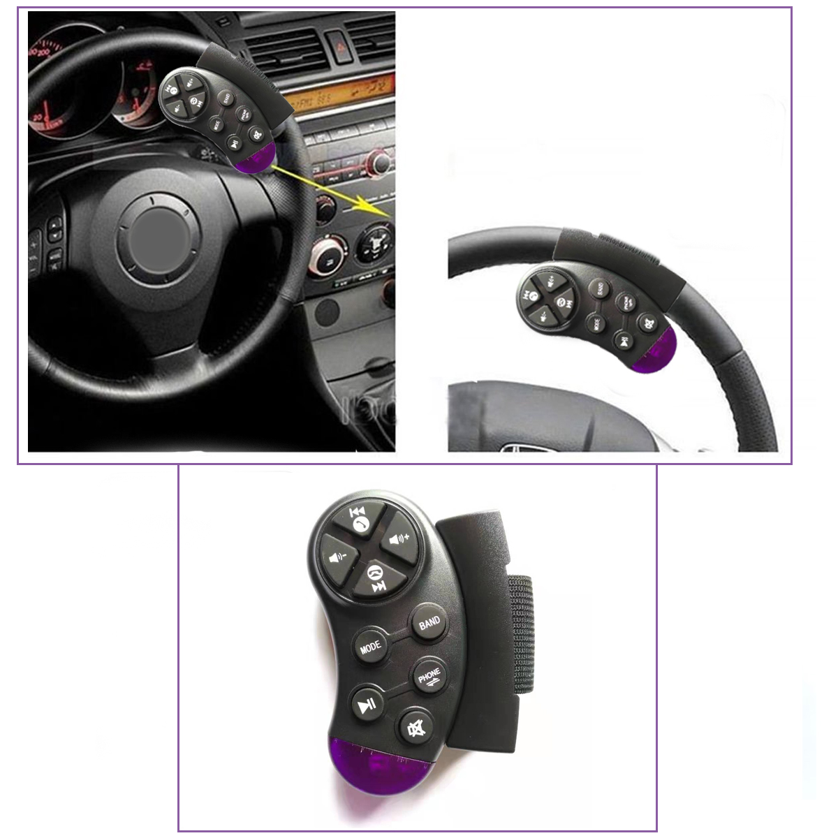 Universal-Wireless-Car-Steering-Wheel-Button-Infrared-sensor-Remote-Control-For-Stereo-Music-DVD-1647575