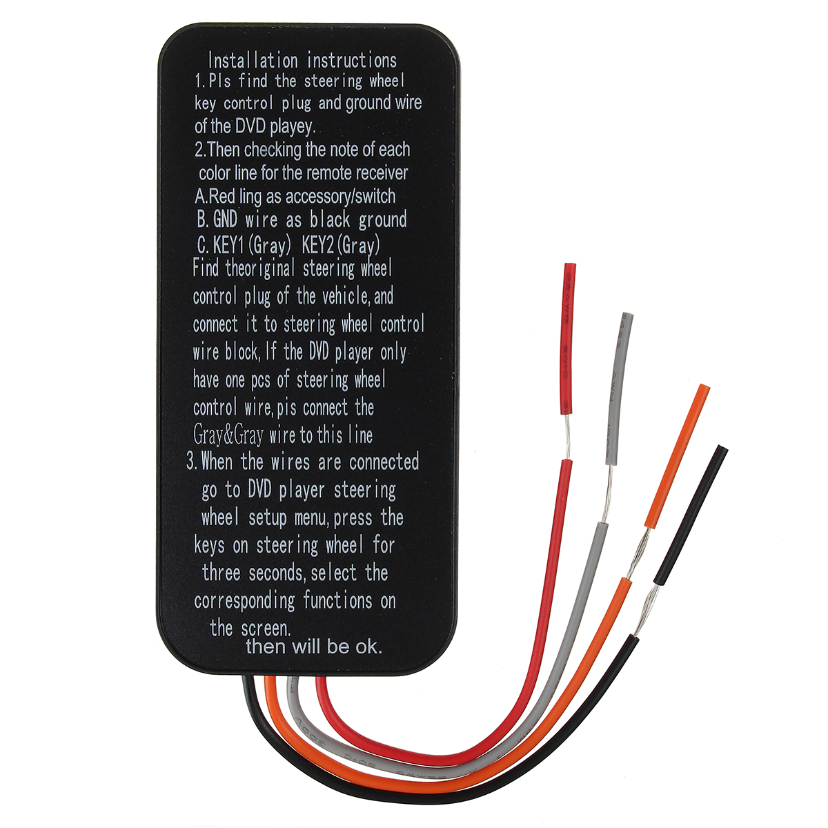 Universal-Wireless-Car-Steering-Wheel-Button-bluetooth-Remote-Control-For-Stereo-DVD-GPS-1564894