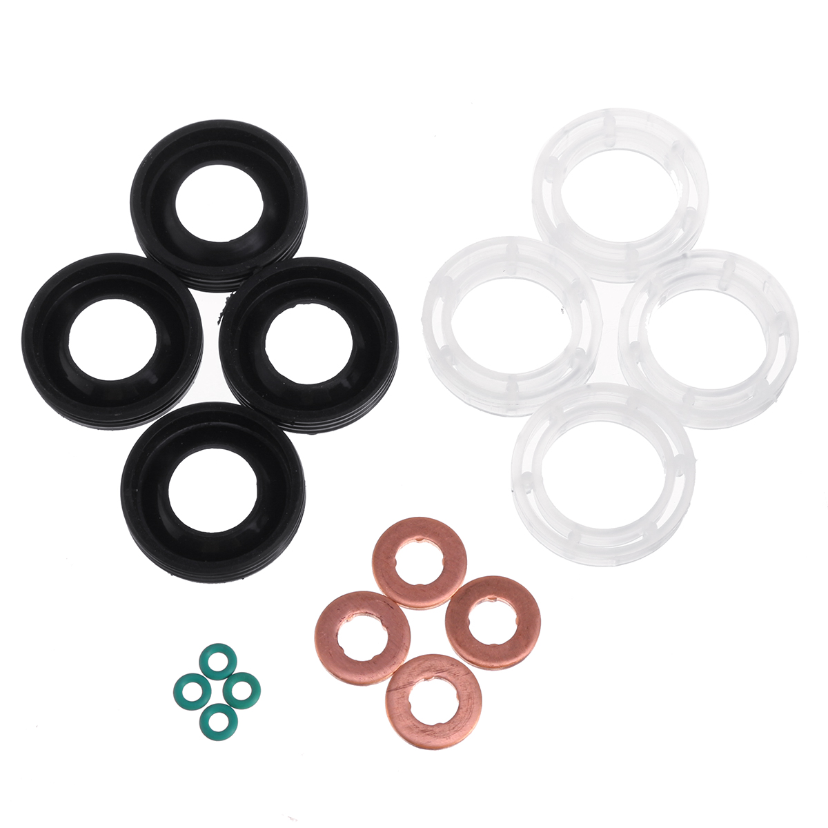 16pcs-Fuel-Injector-SealProtectorsWasherO-Ring-For-Peugeot-207-307-407-16-Hdi-2004-1722497