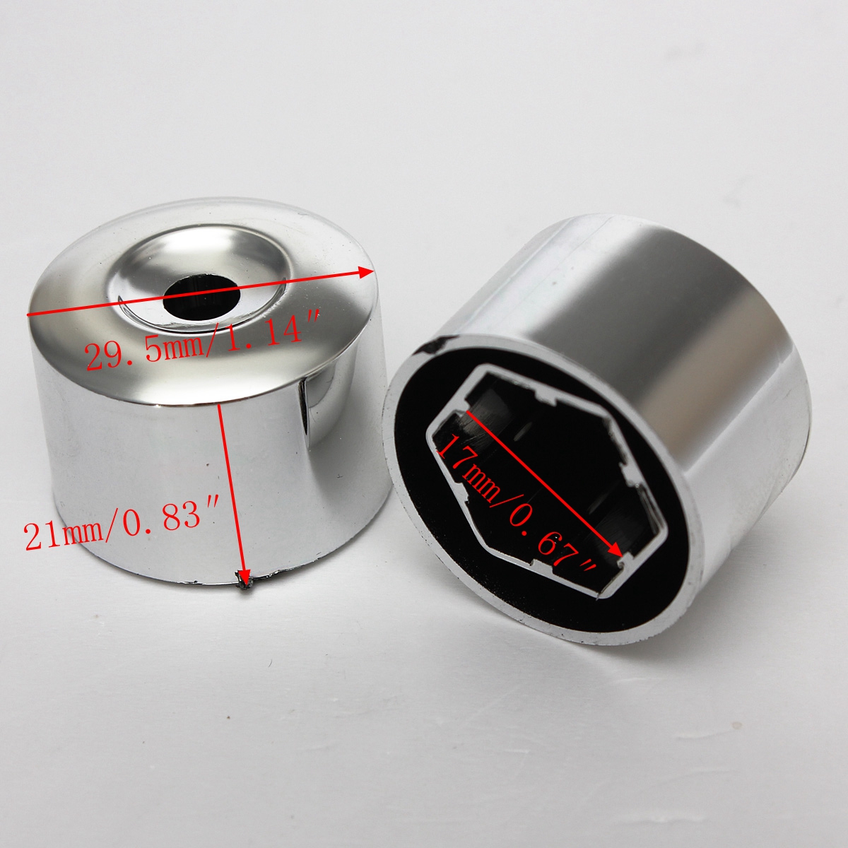 17MM-Chrome-Alloy-Wheel-Locking-Nut-Bolts-Covers-Caps-for-VW-GOLF-PASSAT-POLO-1010591