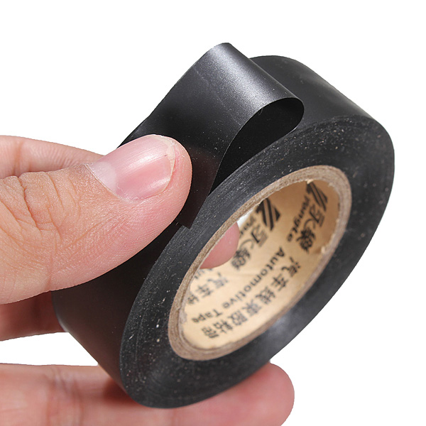 18m-Car-Wiring-Loom-Harness-NON-Adhesive-PVC-Tape-Roll-911699