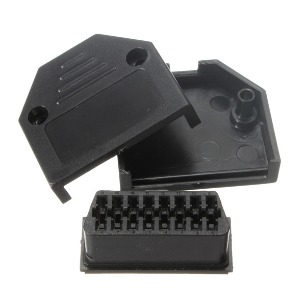 Universal-16-Pin-OBD2-Diagnostic-Tool-Female-Connector-Plug-Black-Case-Shell-1625574