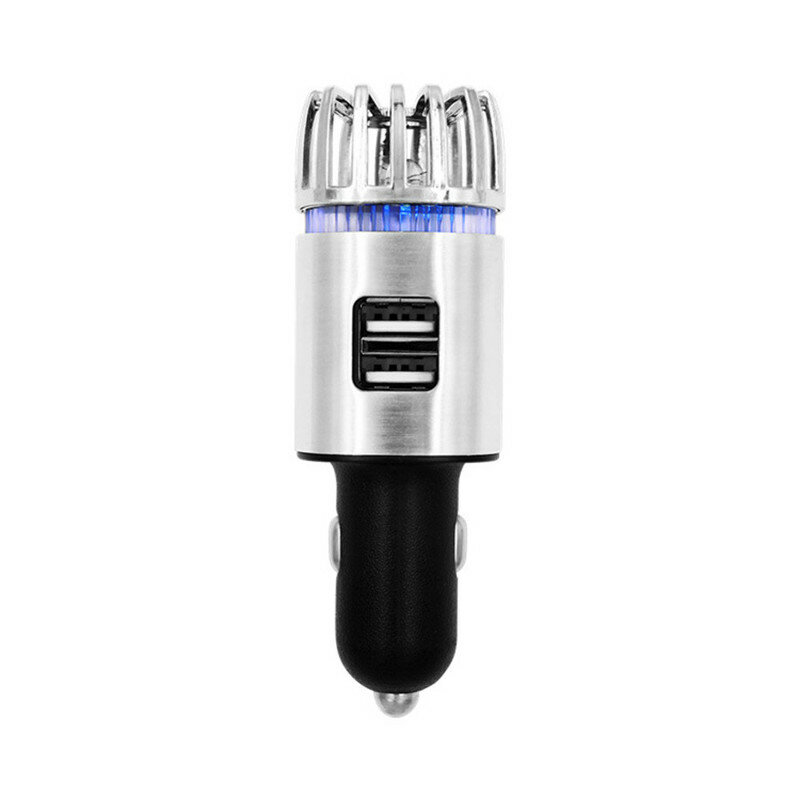 2 in 1 Car Dual USB Fresh Air Ionic Purifier Oxygen Bar Ozone Ionizer Smoke Generator 11570470932_1230238949