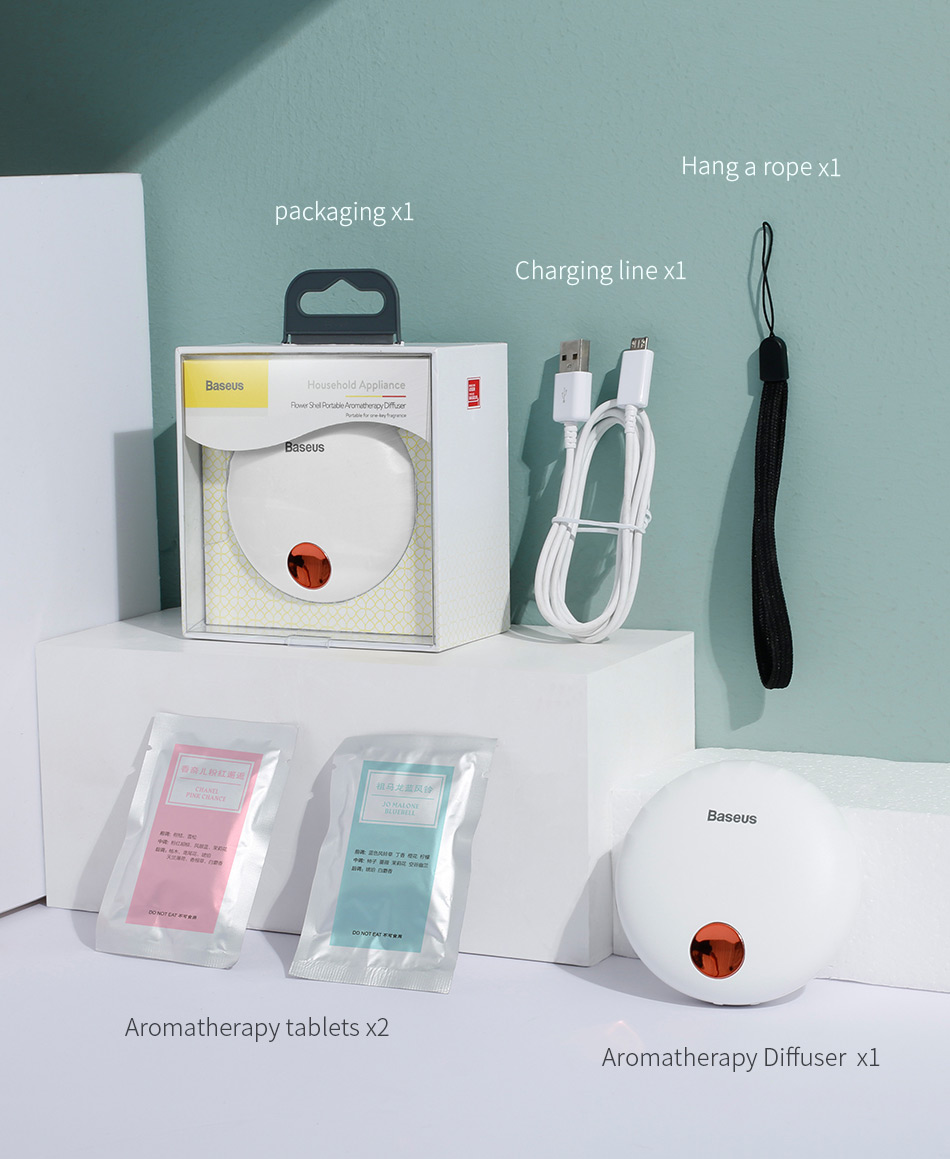 Baseus-Flower-Shell-Mini-Portable-Aromatherapy-Diffuser-Car-Air-Freshener-1474742
