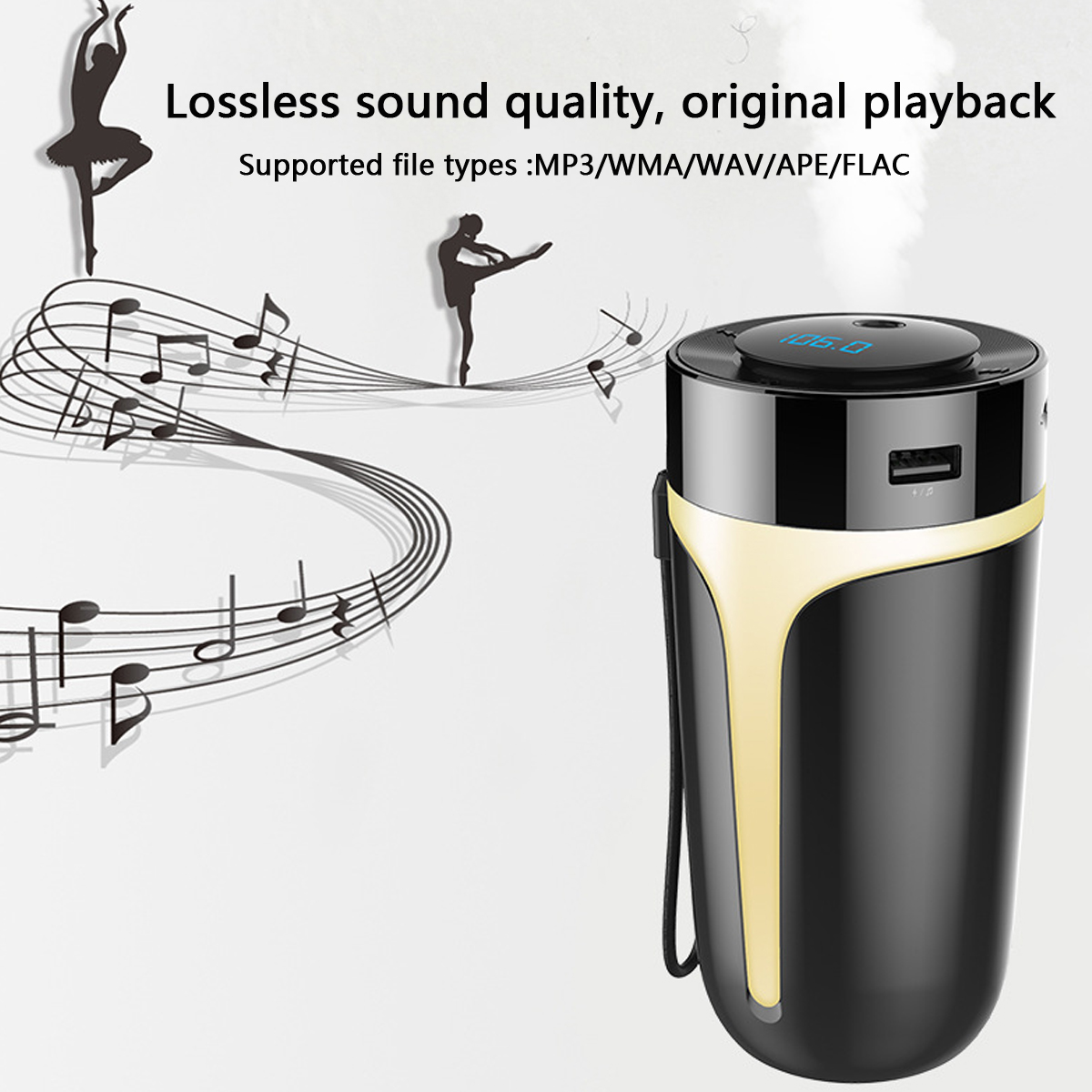 Car-Hand-Free-FM-bluetooth-50-Receiver-MP3-Player-Originality-Multi-Function-Spray-Humidifier-USB-Ch-1529581