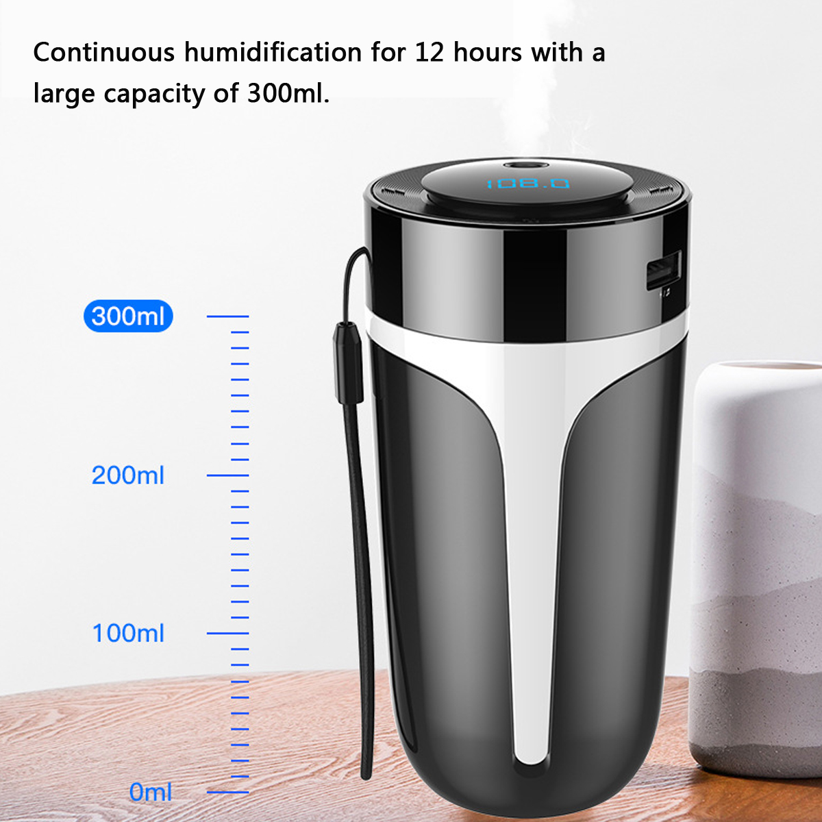 Car-Hand-Free-FM-bluetooth-50-Receiver-MP3-Player-Originality-Multi-Function-Spray-Humidifier-USB-Ch-1529581