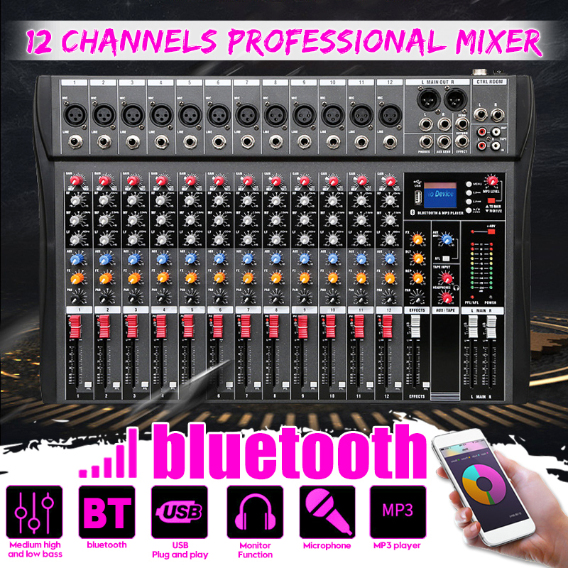 12-Channels-Live-Studio-Audio-Mixer-Amplifier-Professional-USB-Mixing-Bluetooth-1671541