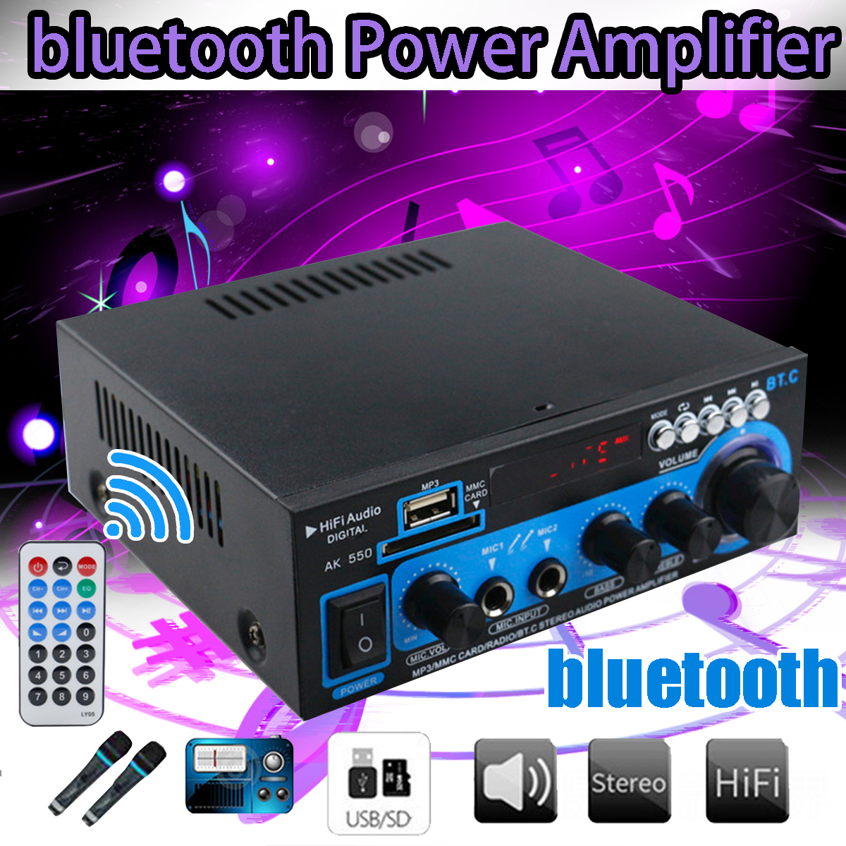 AK-550-110V-HIFI-Car-Audio-Stereo-Power-Amplifier-bluetooth-FM-Radio-2CH-800W-LED-Diaplay-Support-FM-1632616