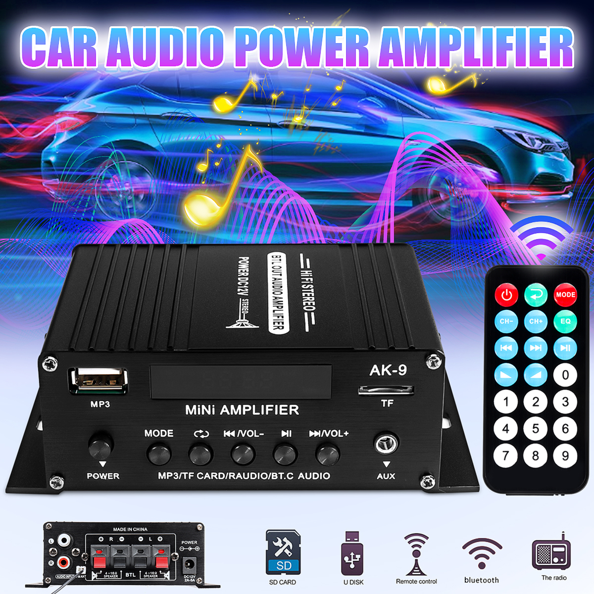AK9-40W-Mini-bluetooth-Car-Audio-Power-Amplifier-HIFI-Digital-AMP-FM-Radio-SD-Card-U-Disk-AUX-Input--1702280