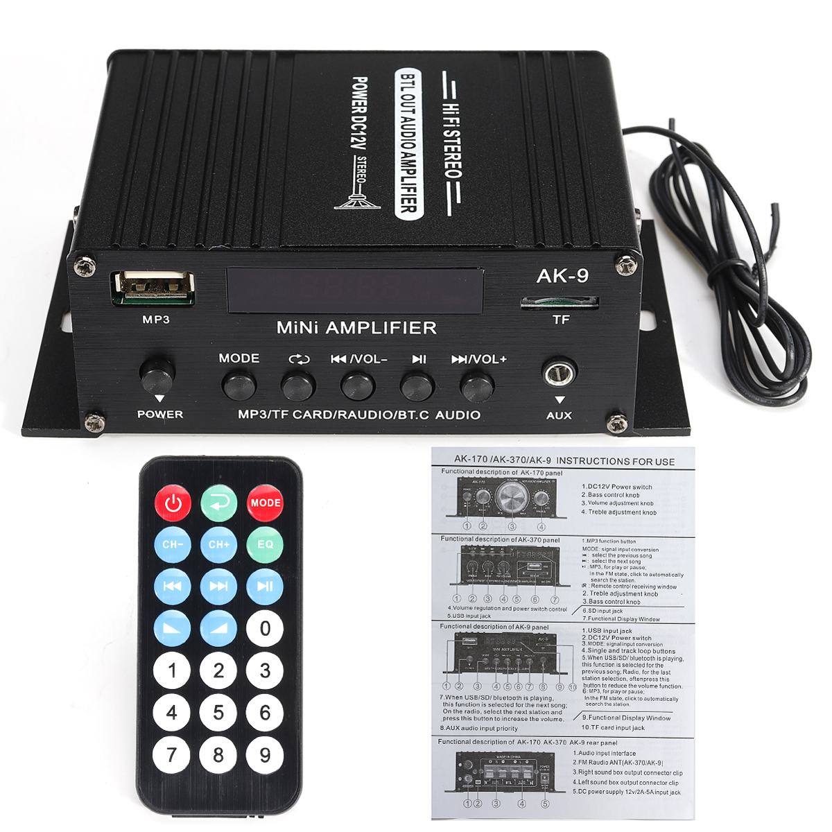 AK9-40W-Mini-bluetooth-Car-Audio-Power-Amplifier-HIFI-Digital-AMP-FM-Radio-SD-Card-U-Disk-AUX-Input--1702280