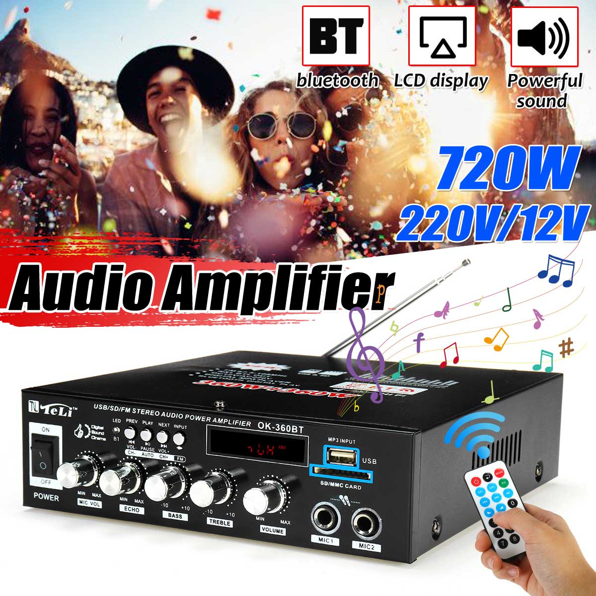 BT-360-720W-bluetooth-Car-Home-Amplifier-Stereo-Audio-Digital-FM-MP3-Support-SD-Card-MIC-USB-with-Re-1625048